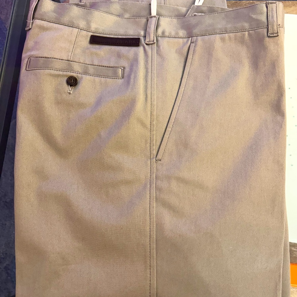 PRADA Mens Dress Pants, NWOT, tan/beige Size 52 waist; 30-inch length.